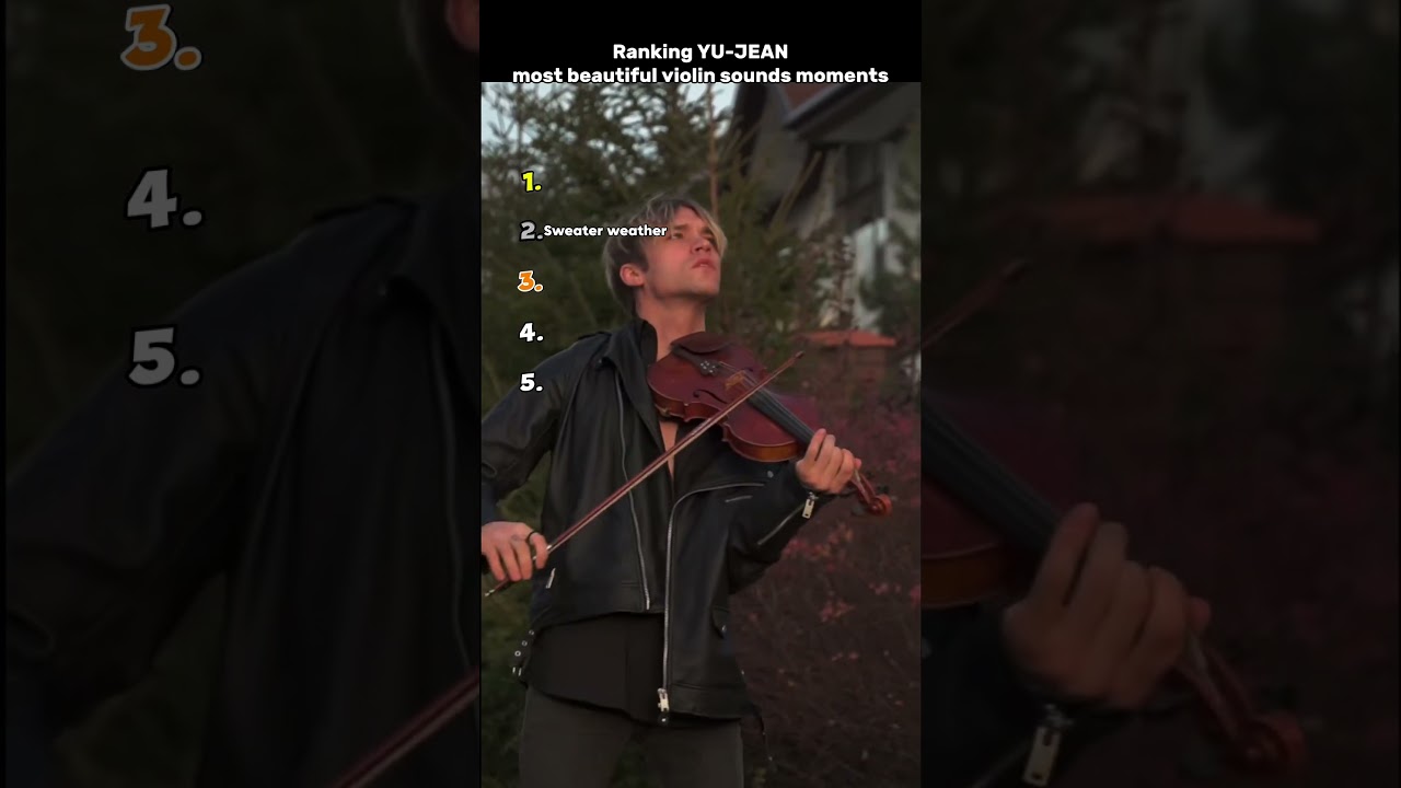 Ranking YU-JEAN most beautiful violin sounds moments #shortsfeeds #shorts #ranking #violin #song