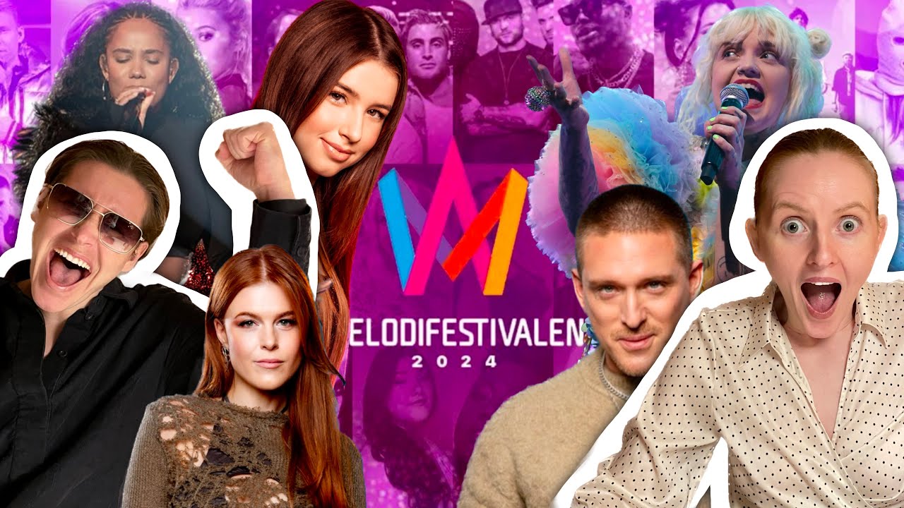 LET'S REACT to MELODIFESTIVALEN 2024🇸🇪 / REACTION / RECAP/ EUROVISION