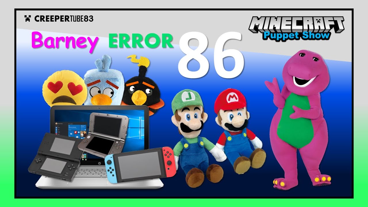 [CT83] Barney Error 86 | MinecraftPuppetShow