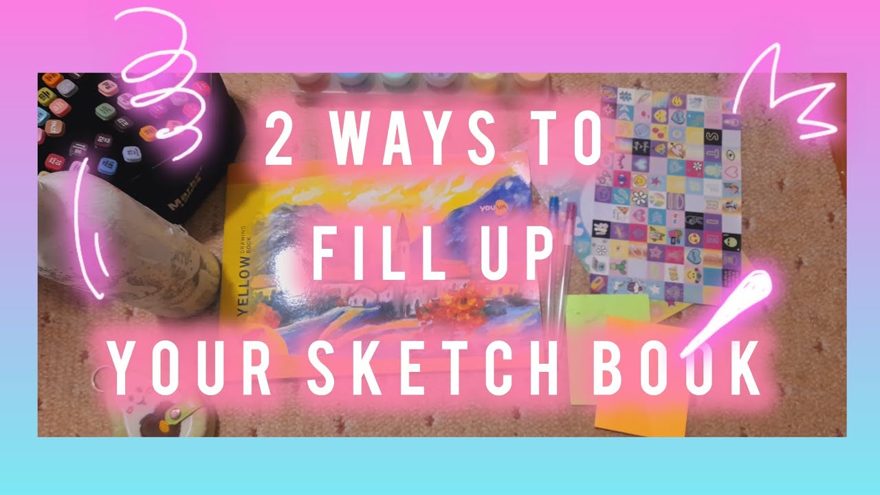 2 ways to fill up your sketch book 🌸pt.1|aesatic |Cute🌸🌸🌸🧸🧸|DREAMZ DIARIES 🌸🌸