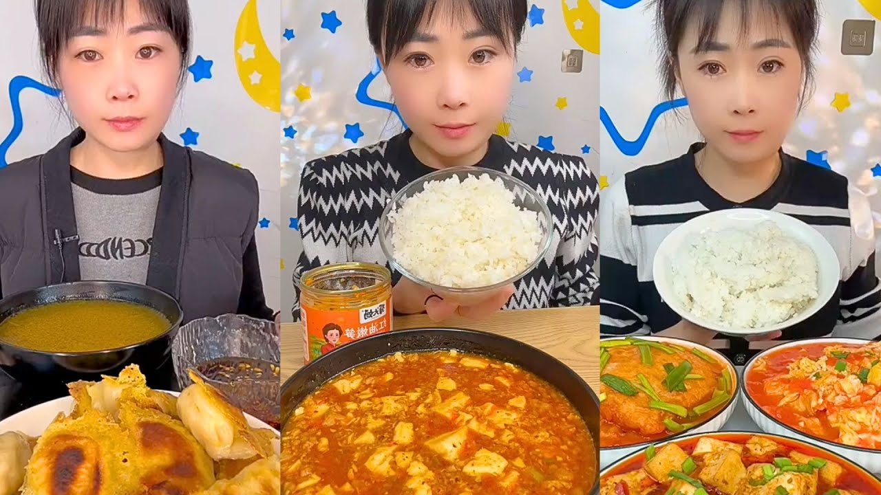 Chinese Bread and Noodle Eating Show | Quiet Mukbang Food Video #95