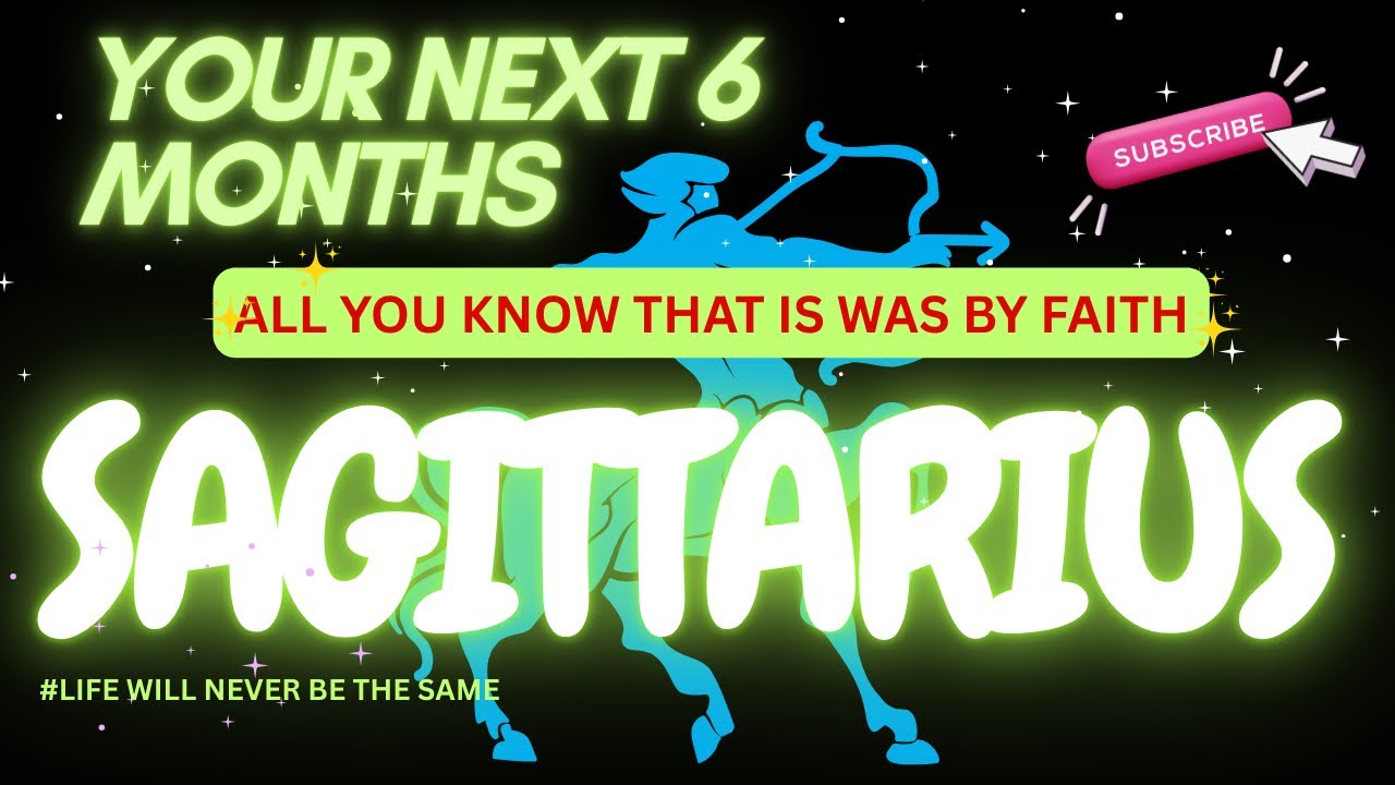 🔥SAGITTARIUS ♐️ EVERYONE IS GOING TO ASK “HOW DID YOU DO IT?” 🌟🌈 THE NEXT SIX MONTHS — BY FAITH 🙏🏽✨