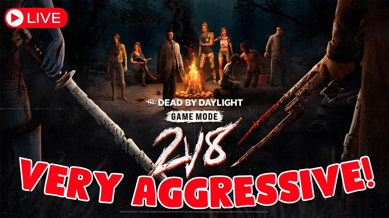 🔴LIVE!🔴Mr Grubey Tries 2v8 Dead By Daylight for the First Time!