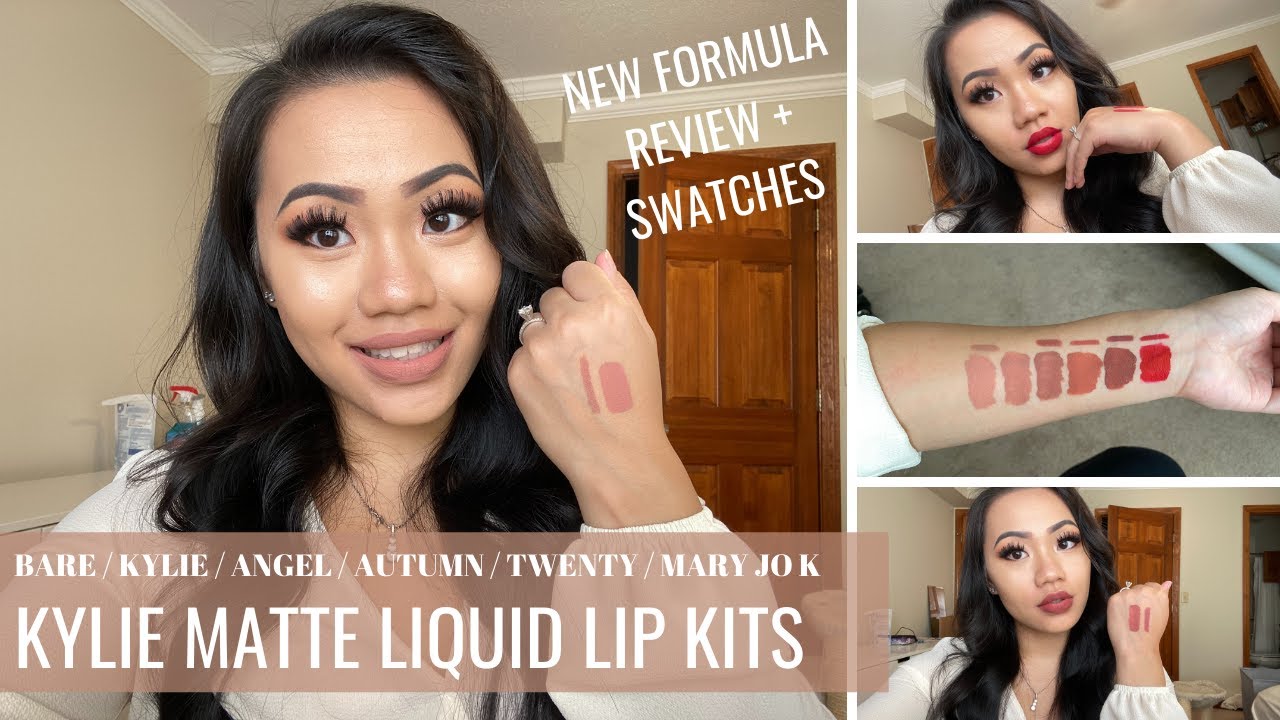 KYLIE COSMETICS LIP KIT SWATCHES (NEW FORMULA) AND REVIEW/COMPARISON TO OLD FORMULA