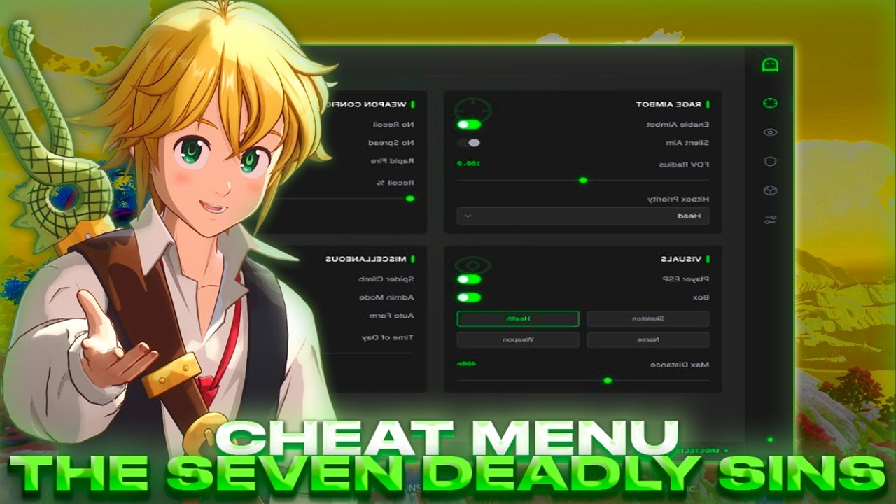 🔋UPDATED: MultiCheat - Seven Deadly Sins Origin | Best Mod 7DeadlySins | Different Functions | FREE🔋