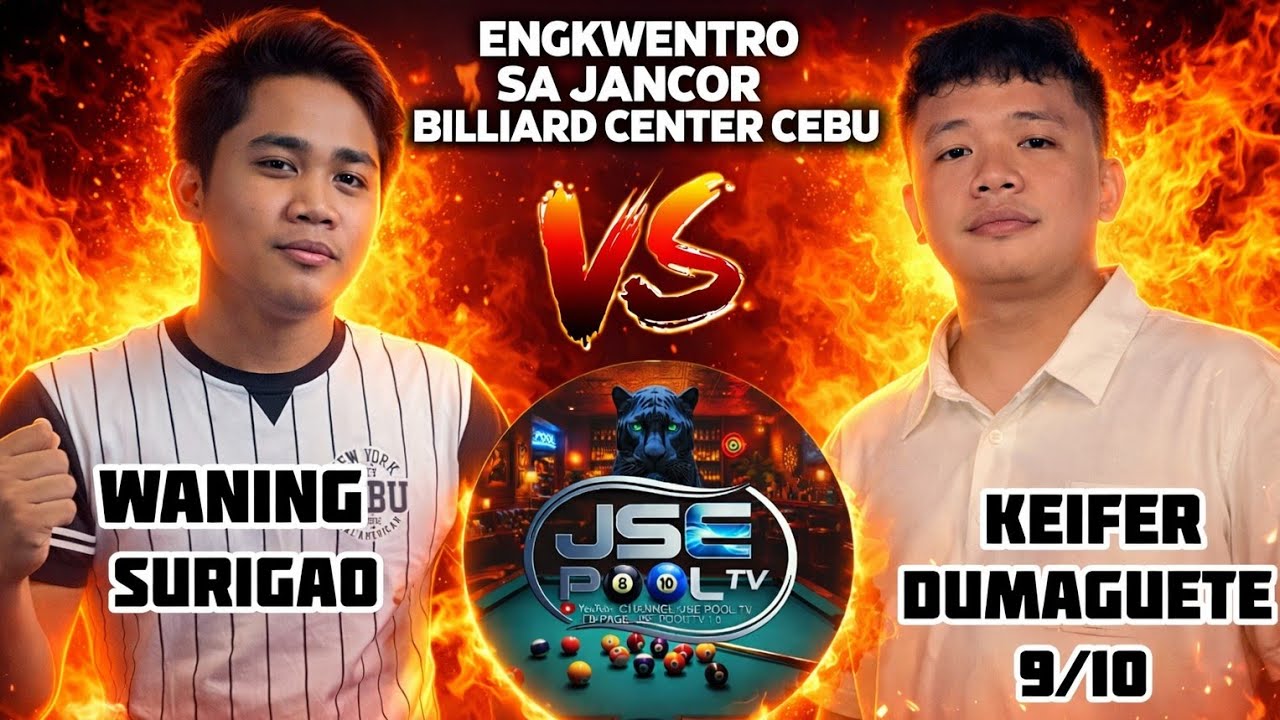 Waning Surigao 🆚 Keifer Dumaguete 9/10 Race-14 Engkwentro sa jancor billiard center