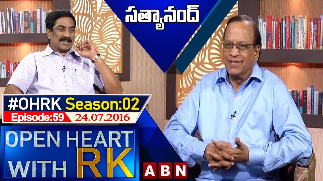 Screen Writer Satyanand Open Heart With RK | Season:02 - Episode: 59 | 24.07.16 | #OHRK | ABN