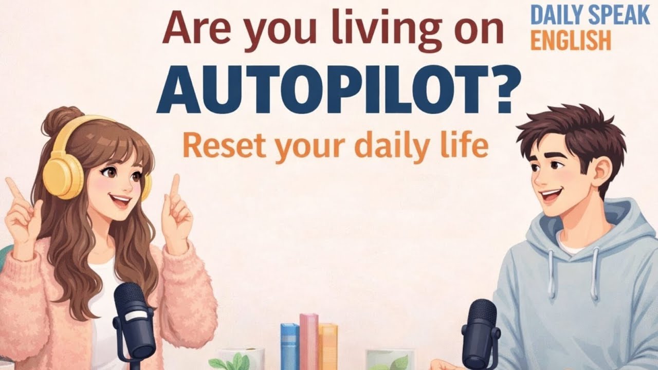 Stop Living on Autopilot! Reset Your Life Today | Daily Speak English
