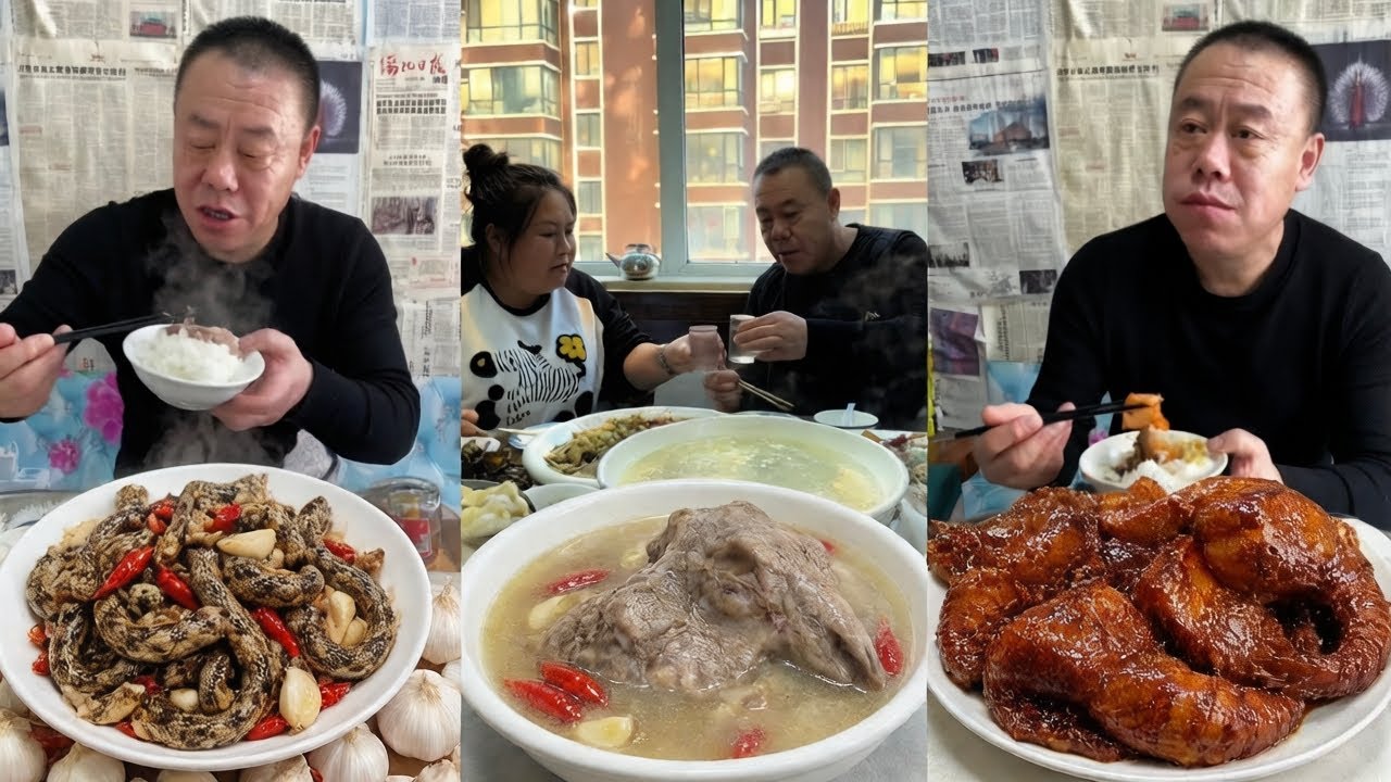 二哥做的饭真好吃，香迷糊了~The food made by my second brother is so delicious that it makes me feel dizzy #food