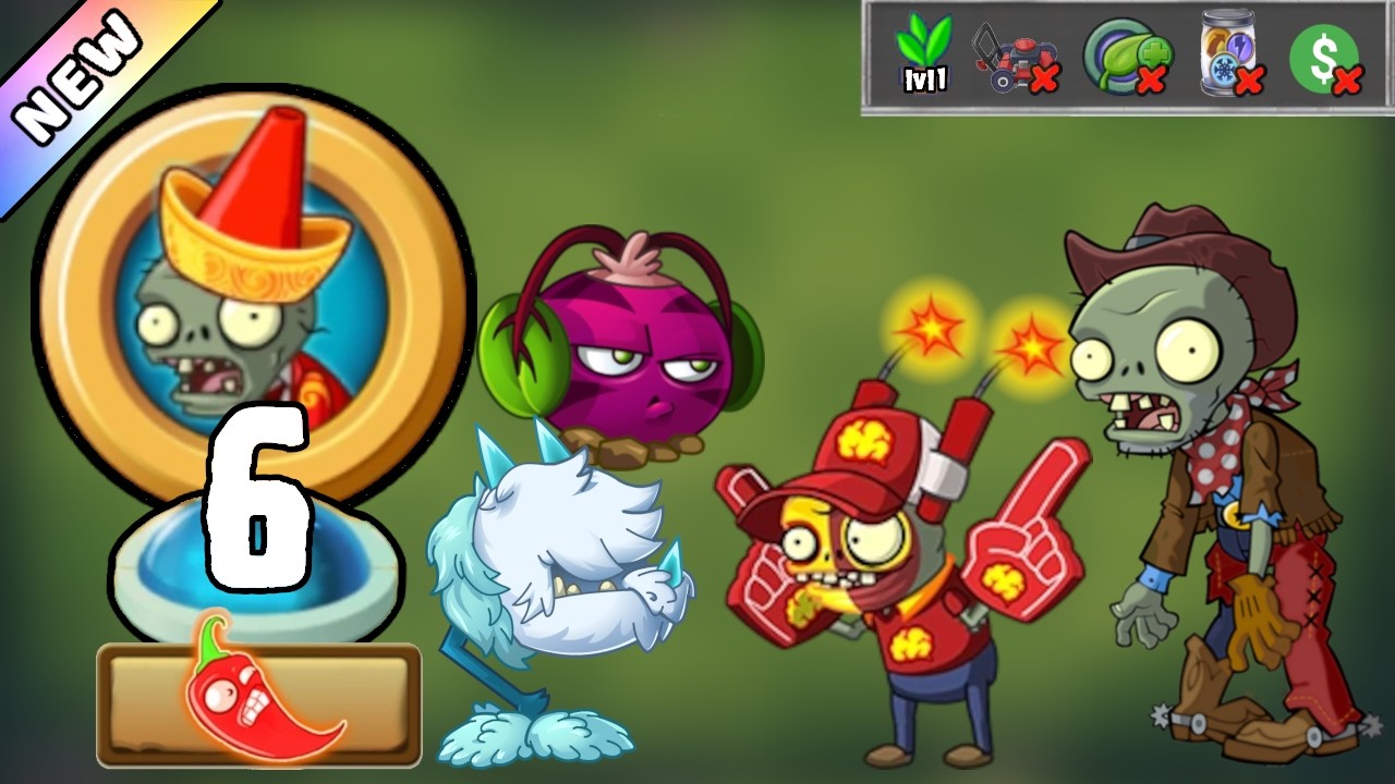 PvZ2 - Lunar Zoo Year 2026 Level 6 Easy [Plants Lvl 1 & No Premium] + DOWNLOAD