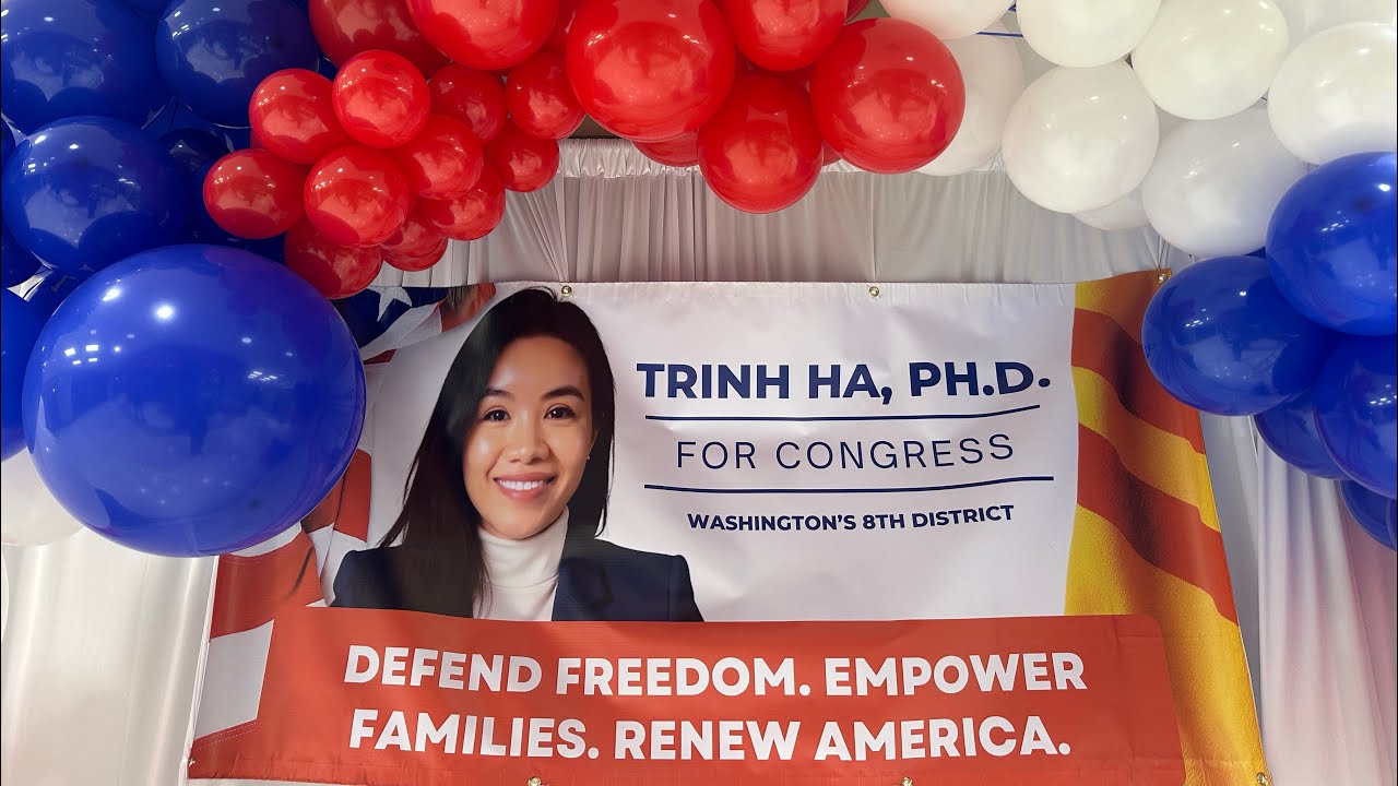 TS TRINH HÀ. Ứng Cử Dân Biểu Liên Bang Địa Hạt 8- Washington “Seattle” Ra Mắt Cộng Đồng 