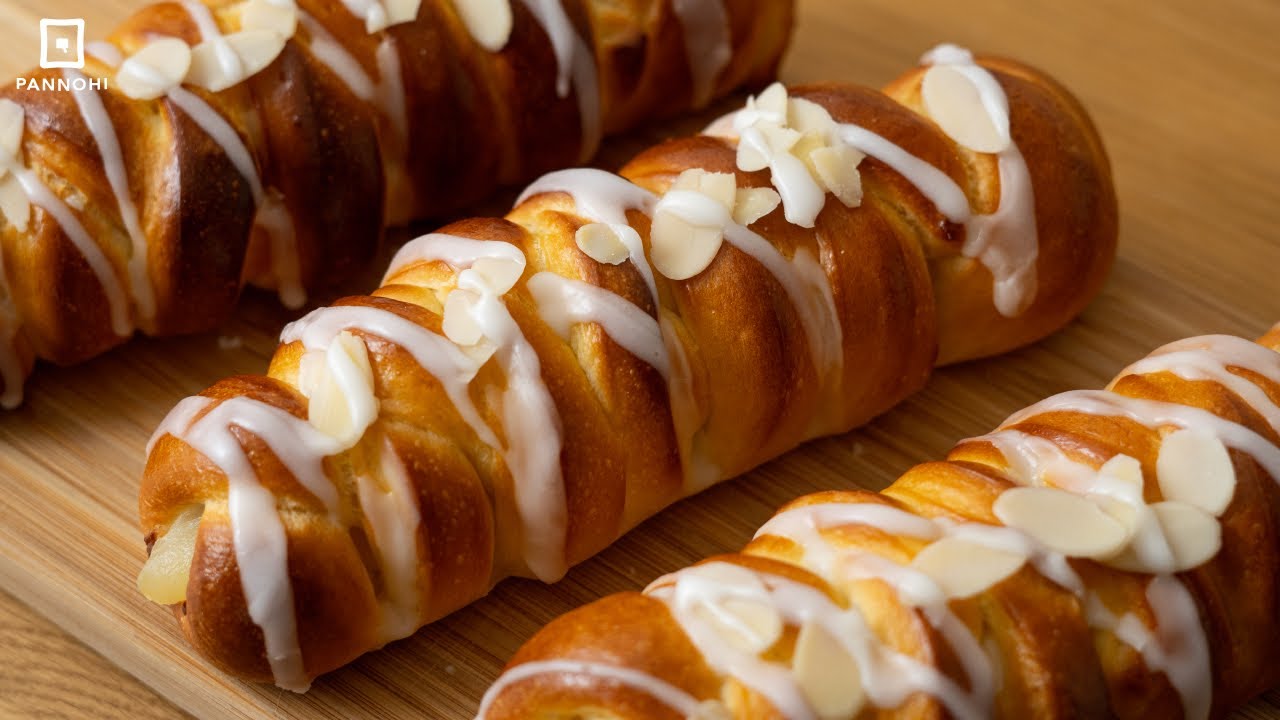 優しい甘味の癒し系パン! アップルロールパンの作り方