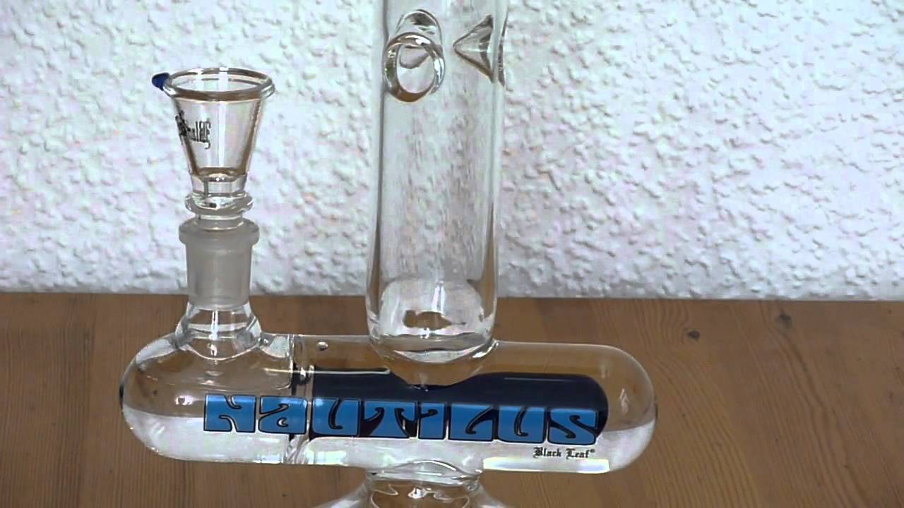 Black Leaf Nautilus 50cm inline Percolator Bong