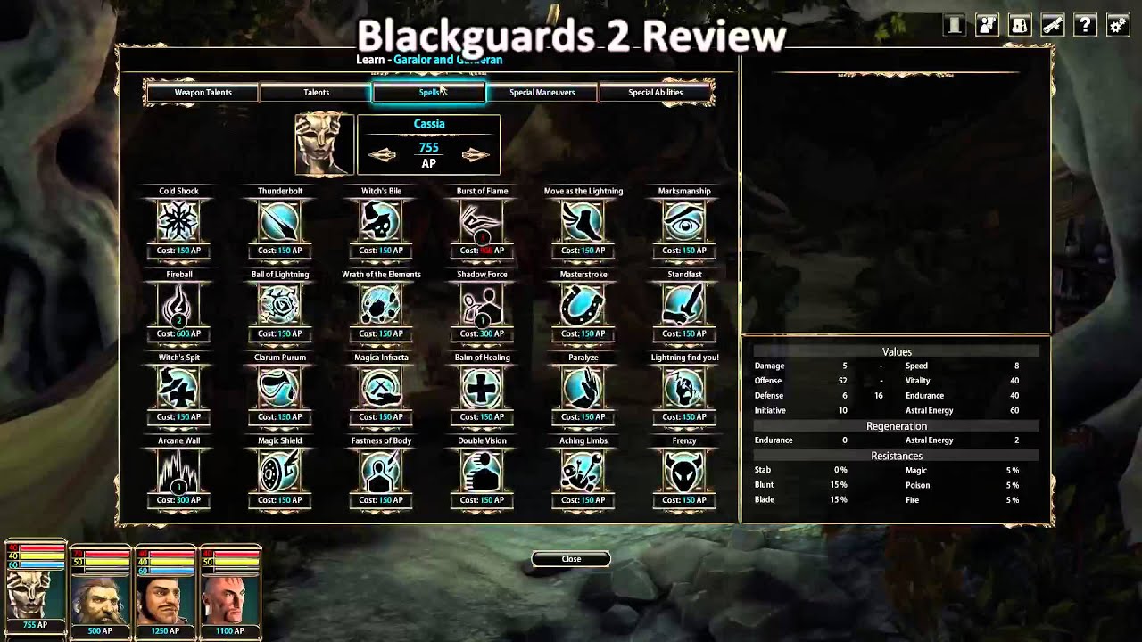 The Gamers Lounge Review of Blackguards 2
