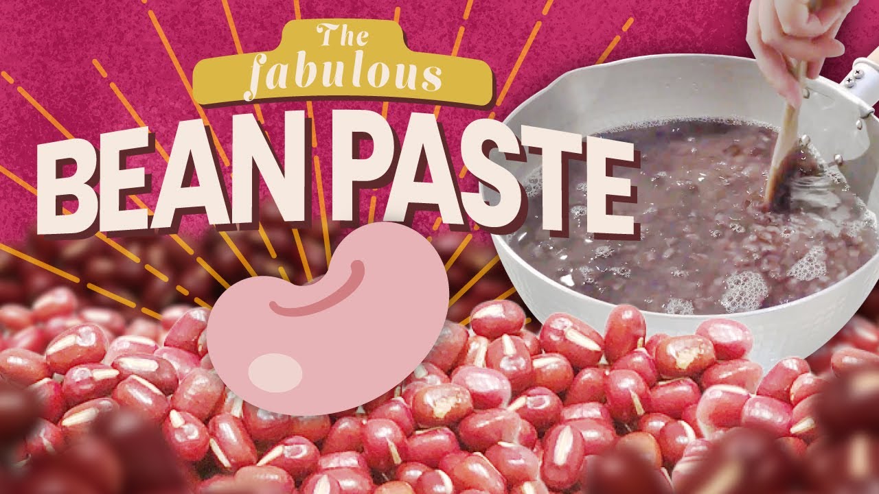 The fabulous bean paste is here. Japanese traditional food