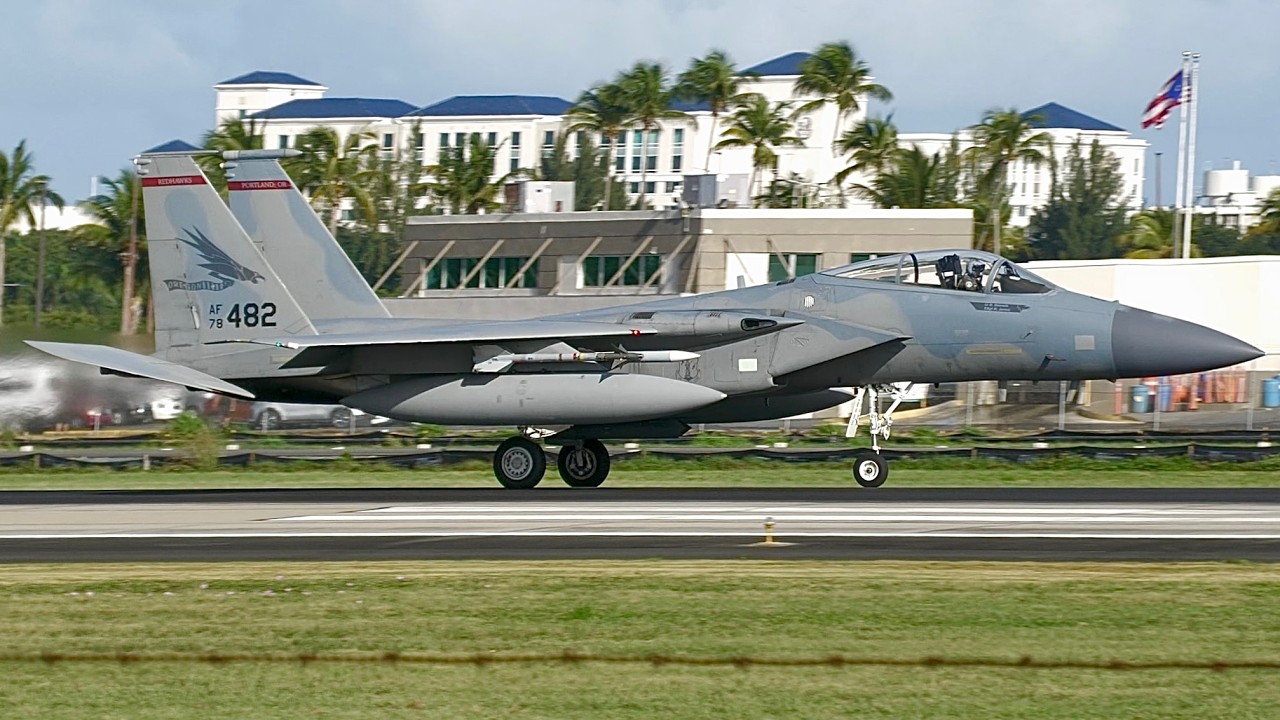 F-15C Eagles Over San Juan, Puerto Rico: Bayou Militia & Redhawks!