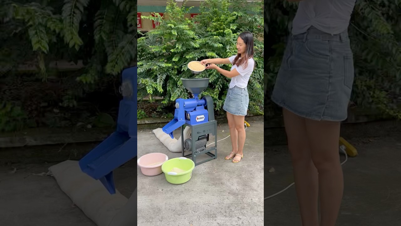Mini rice mill for home use,150kg/hour.