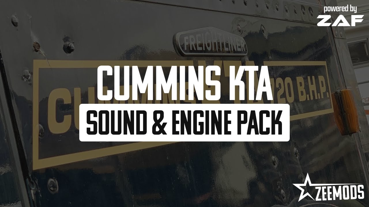 [ATS] Cummins KTA Sound & Engine Pack (G5)