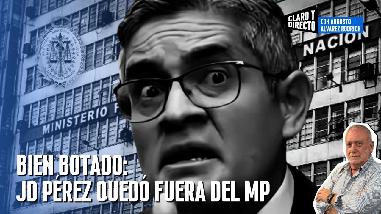 Bien botado: JD Pérez quedó fuera del MP | CyD con A3R