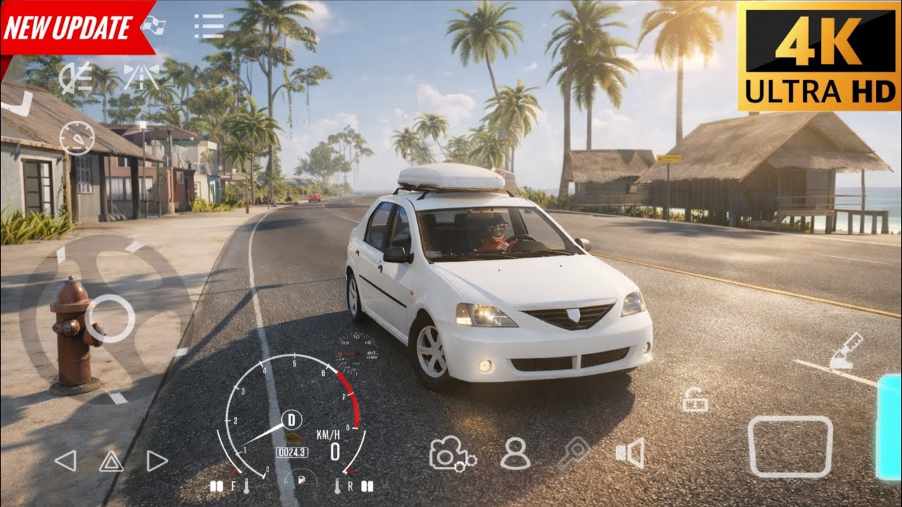 New Update! Car Parking Multiplayer 2 - New Dacia Logan Car Driving Gameplay #cpm2 #newupdate #game 