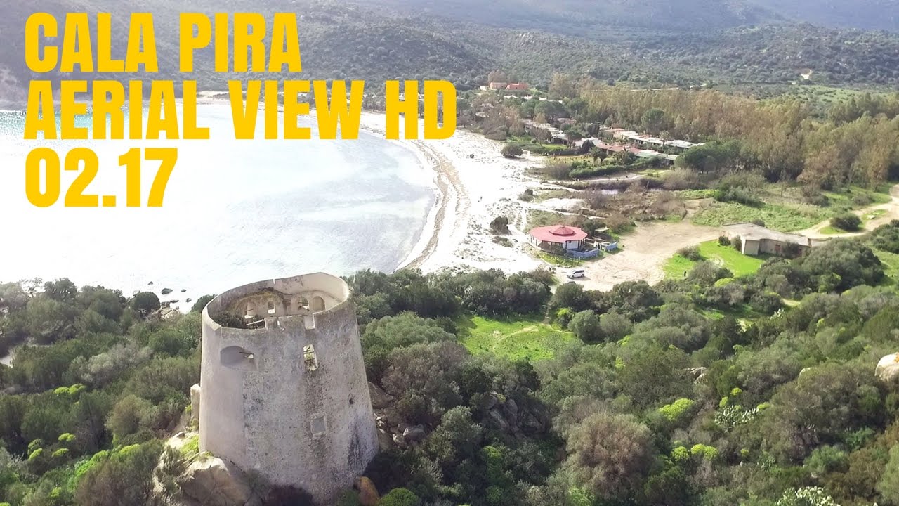 🌞🎥Sardinia Cagliari Cala Pira Aerial View HD