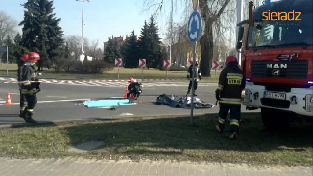 KOLEJNY TRAGICZNY WYPADEK W SIERADZU
