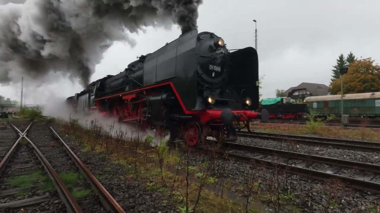 🚂 01 066 & 001 180‑9 starten mit voller Dampfkraft auf die Schiefe Ebene! | 100 Jahre Einheitslok