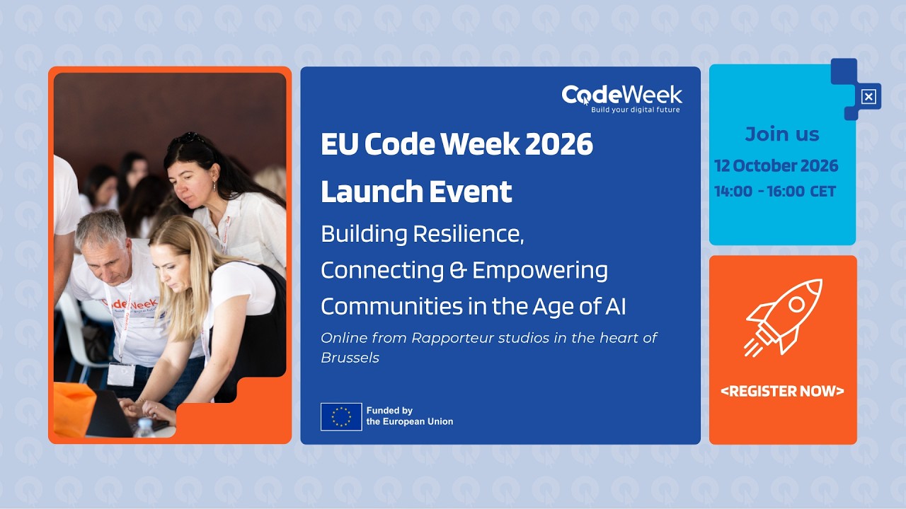 Церемония запуска EU Code Week 2026