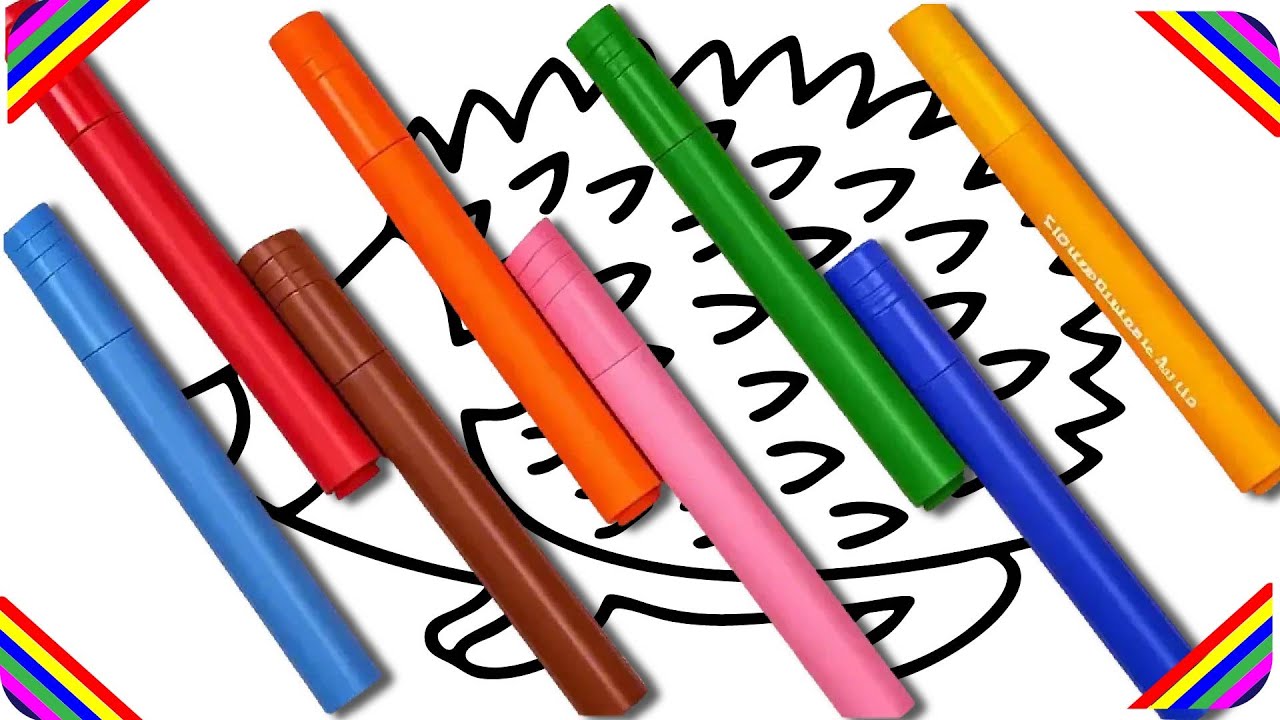 Hedgehog Coloring Pages for Kids | KLC Kids Table