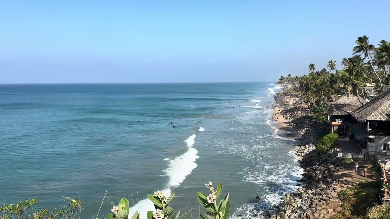 BLACK BEACH VARKALA, KERALA - Morning -  FEB 2ND 2026