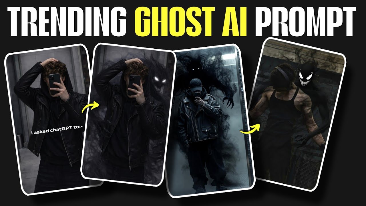 Trending Ghost Ai Photo Prompt | Instagram trending Ghost Ai photo editing | New Ai photo prompt 