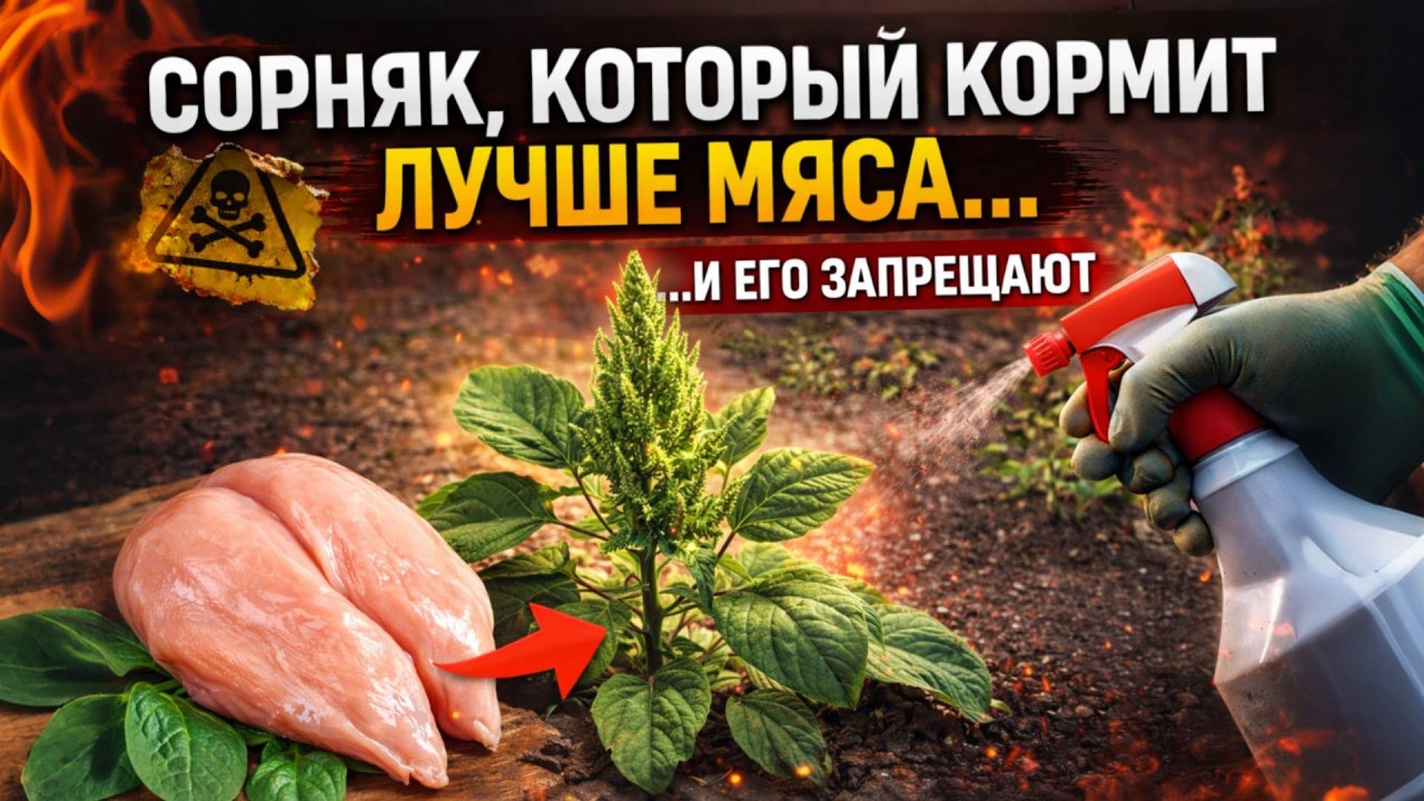 ПОЛЕЗНЕЕ МЯСА И МОЛОКА — НО ЕГО УНИЧТОЖАЮТ! Почему это растение объявили «ОПАСНЫМ МУСОРОМ»?