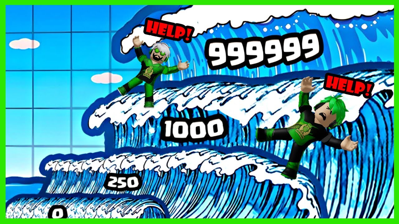 Darlung & Wak Darlung Mencoba Selamatkan Diri Dari Tsunami Raksasa Di Roblox