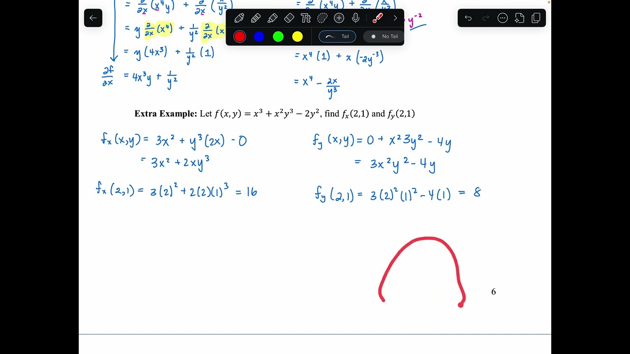 Partial derivatives Part 3