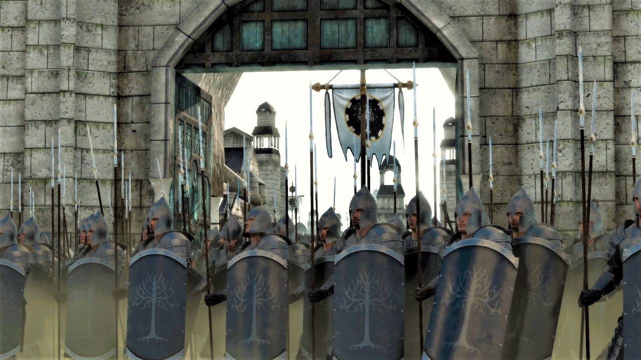 The Siege of Annúlond | Gondor Vs. Legions of Sauron | 12000 Unit Lord Of The Rings Cinematic Battle