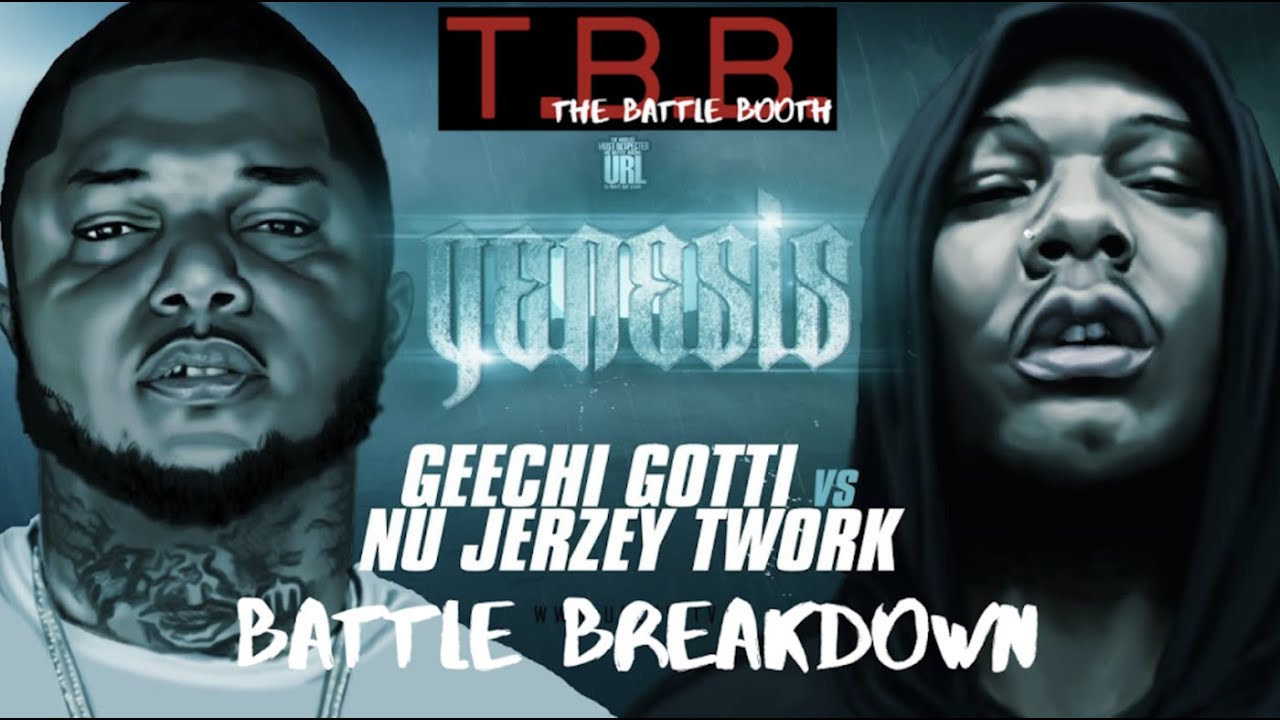NUJERZEY TWORK VS GEECHI GOTTI BATTLE BREAKDOWN || THE BATTLE BOOTH