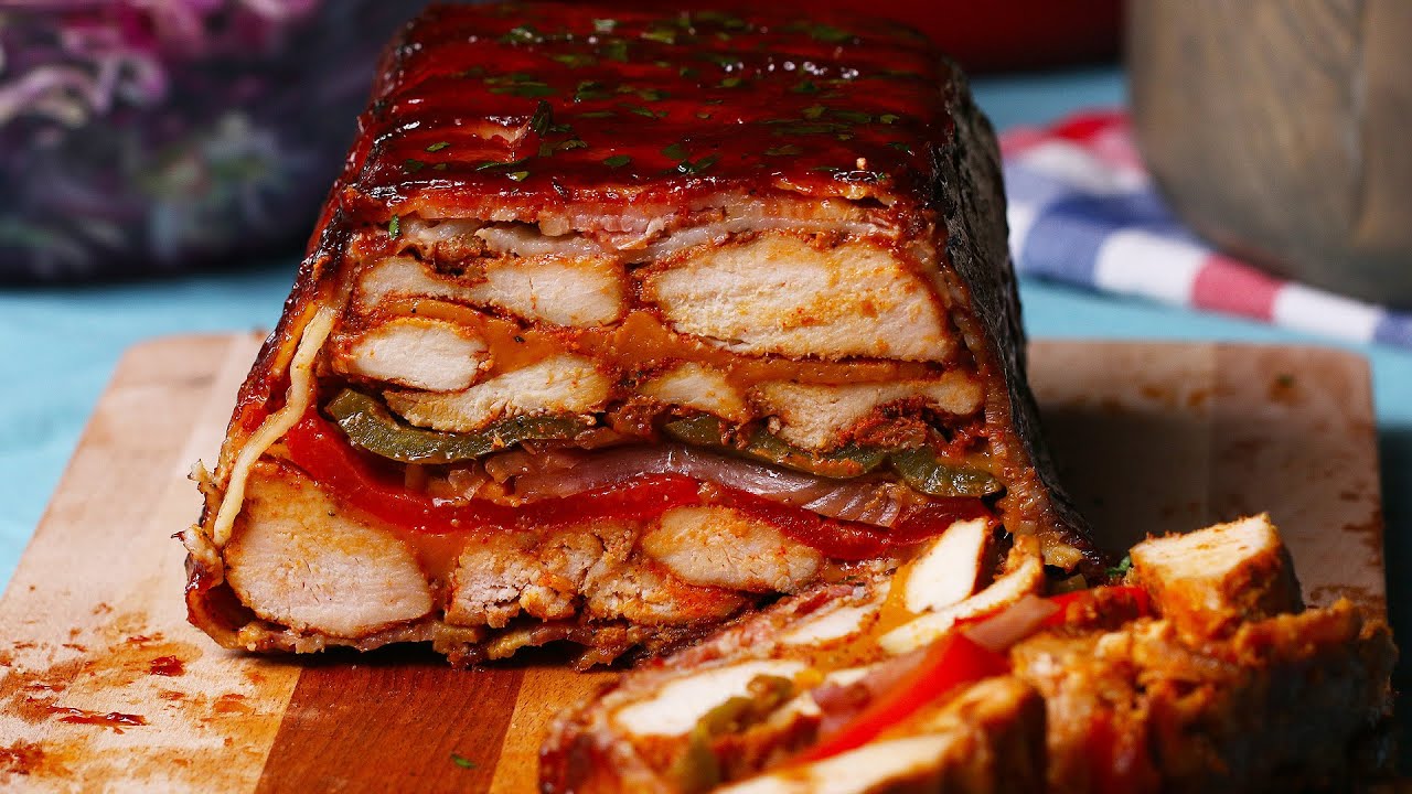 Bacon BBQ Chicken Loaf