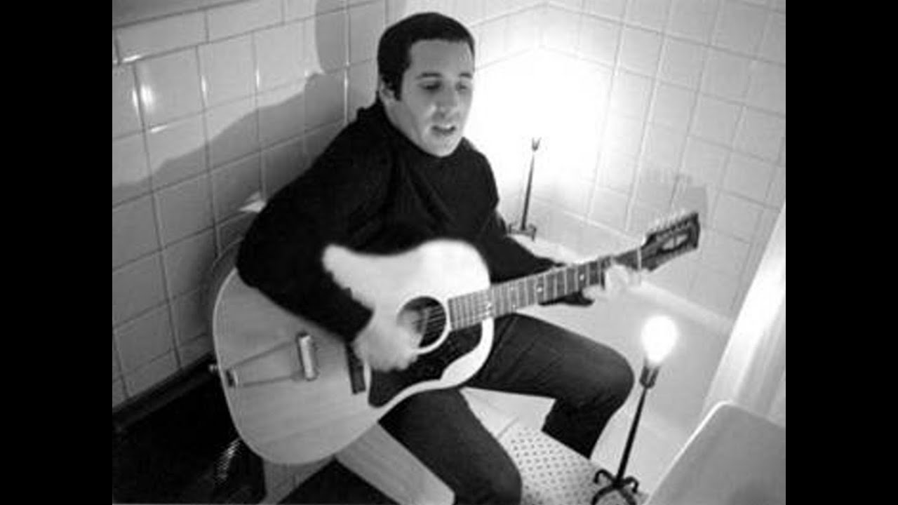 Paul Simon  -Sound of Silence plus Intro -   BBC -  Five to Ten  -  1965