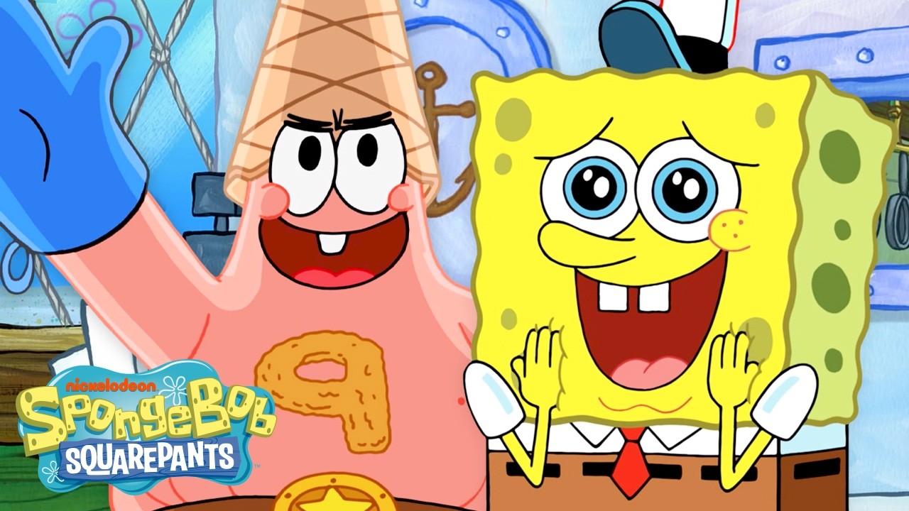 Patrick’s Superhero Adventure in Bikini Bottom! 🫡 | Full Scene | SpongeBob