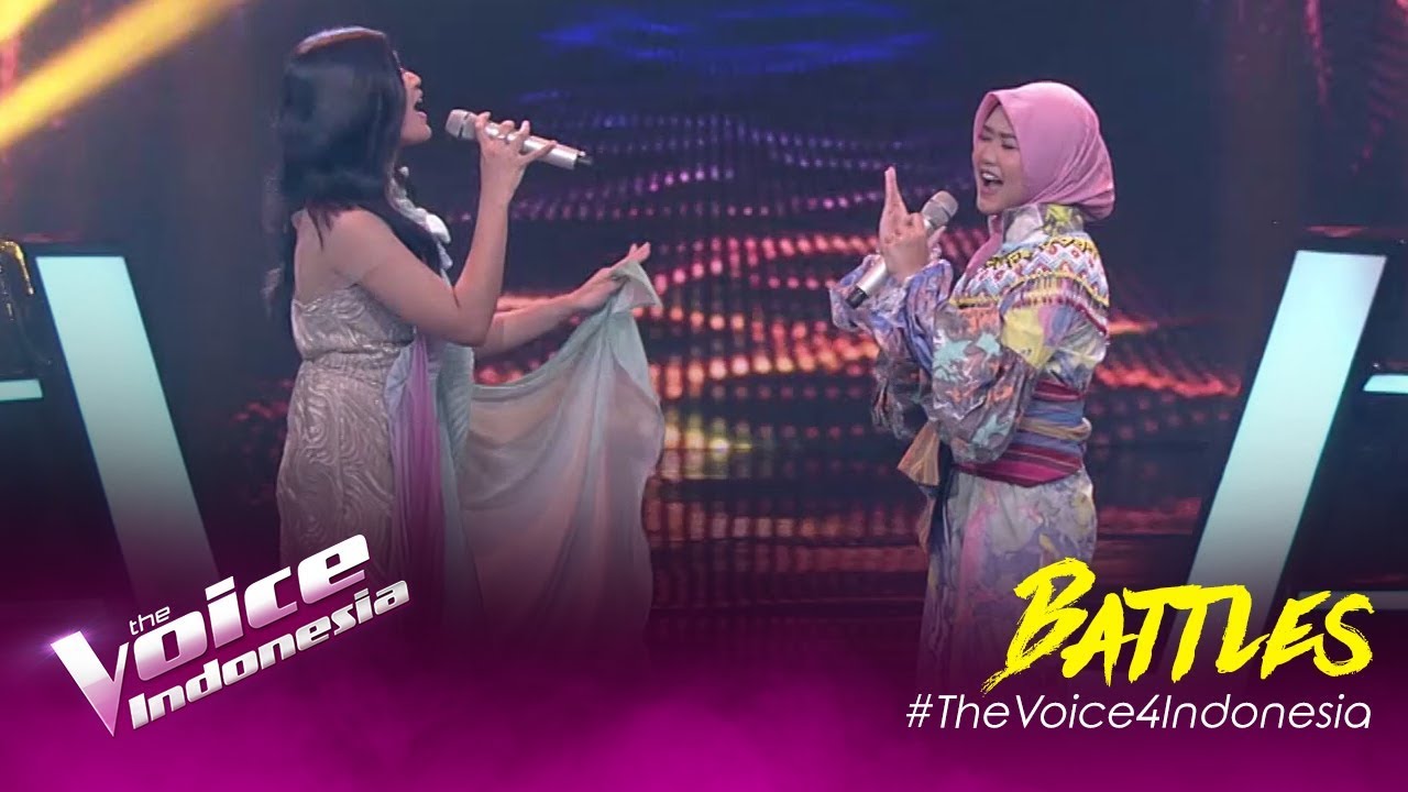 Cindai (Siti Nurhaliza) - Cunitt vs Belinda | Battles | The Voice Indonesia GTV 2019