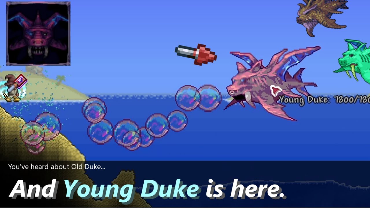 You've heard about Old Duke in Terraria ─ Here comes the 