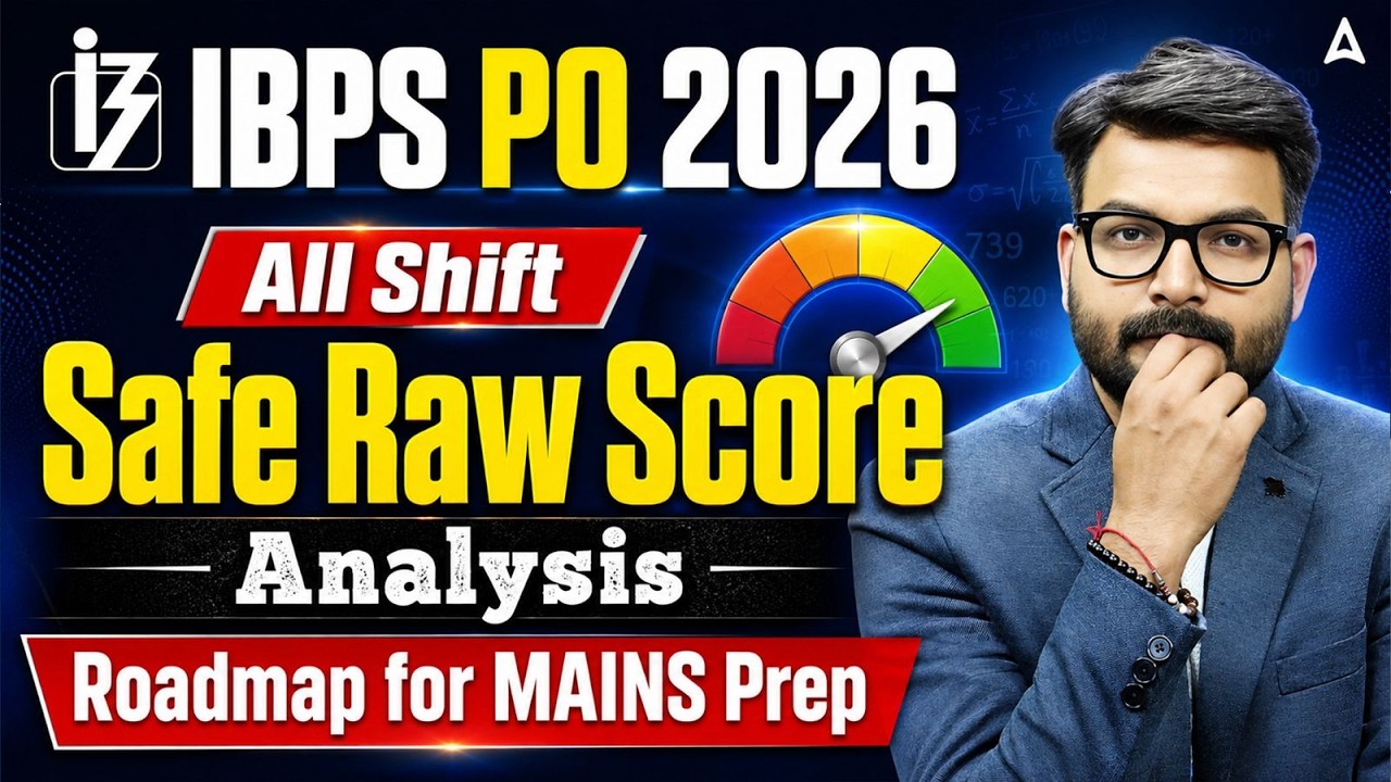 IBPS PO 2026 All Shift Analysis 🔥 Expected Cut Off + Safe Score + Mains Roadmap