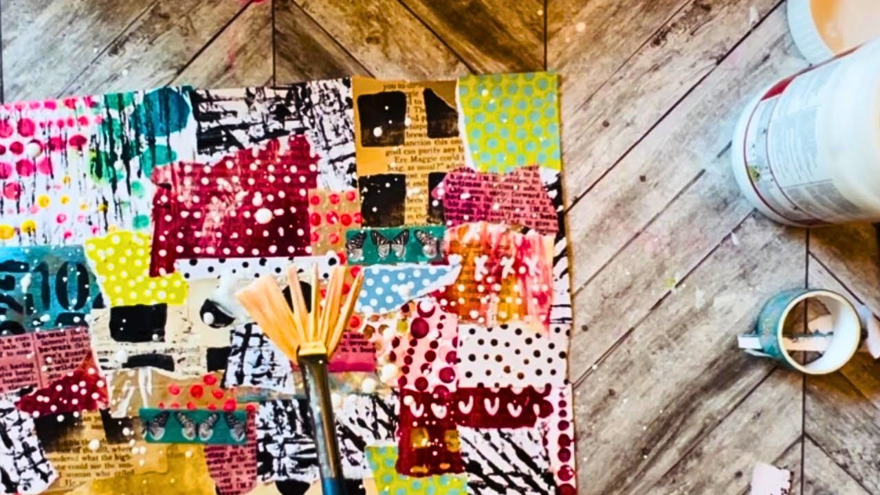 MAKE COLLAGE Masterboards | Collage with ME | Mixed Media Collage |