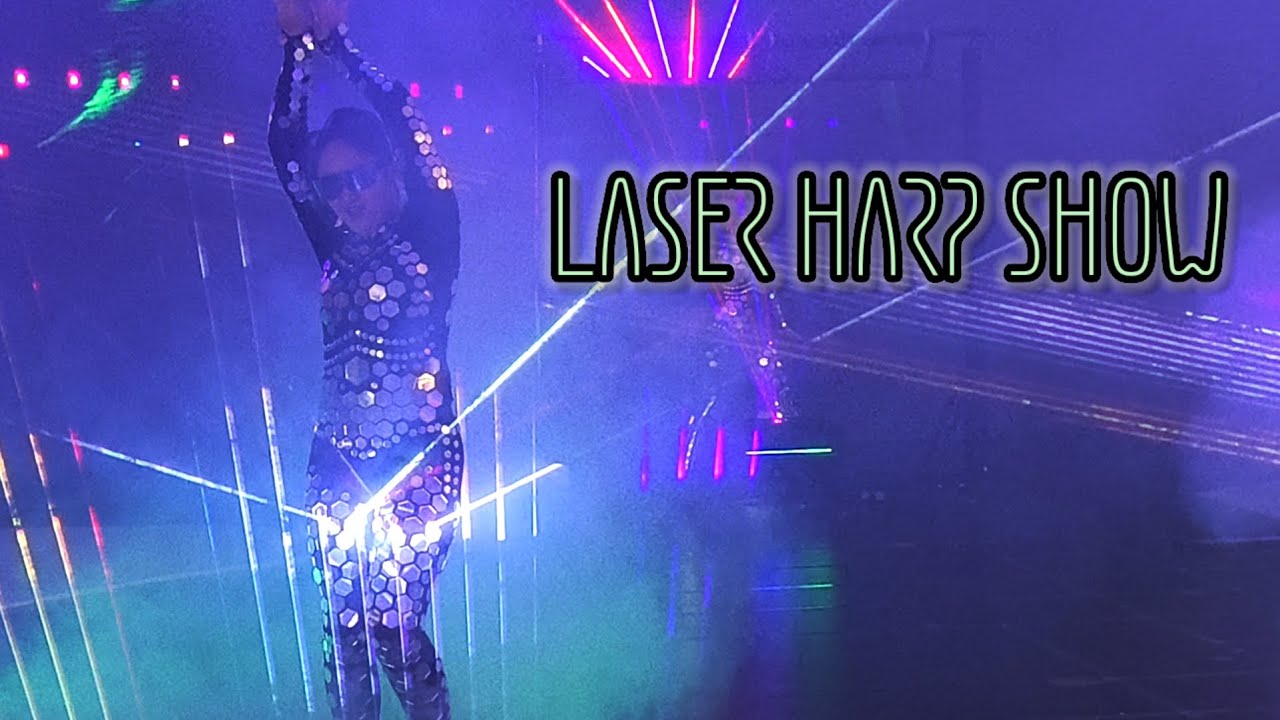 dance laser harp show 2025