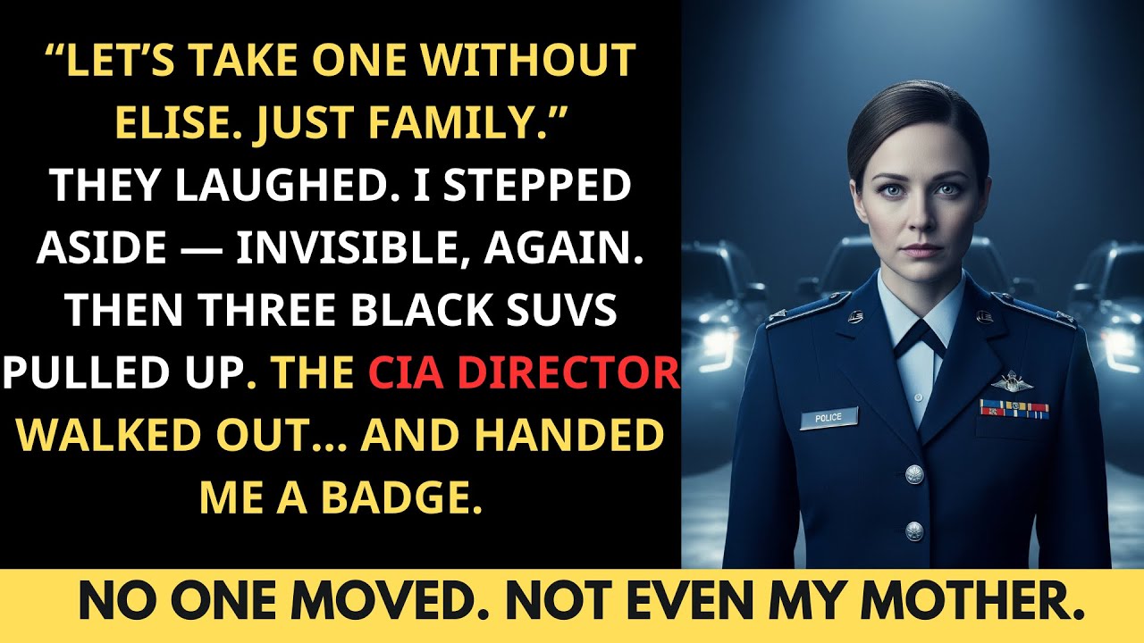 They Didn’t Want Me in the Family Photo — Then the CIA Director Showed Up and Handed Me a Badge