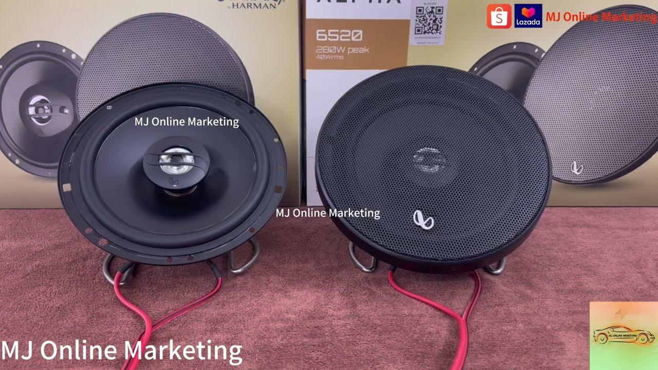 Infinity By Harman Alpha 6520 6,5 дюйма, 2-полосные коаксиальные динамики: тест звука *Тест усиле...