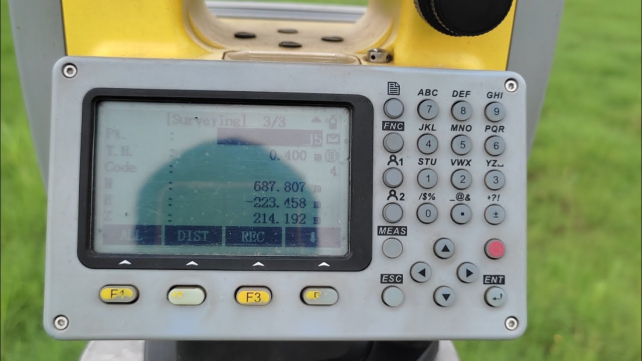 GEOMAX ZOOM 10 Reception Back side geoMax total station in (हिन्दी भाषा) LAND SURVEY