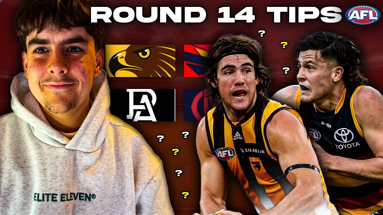ROUND 14 AFL TIPS + PREDICTIONS 2025