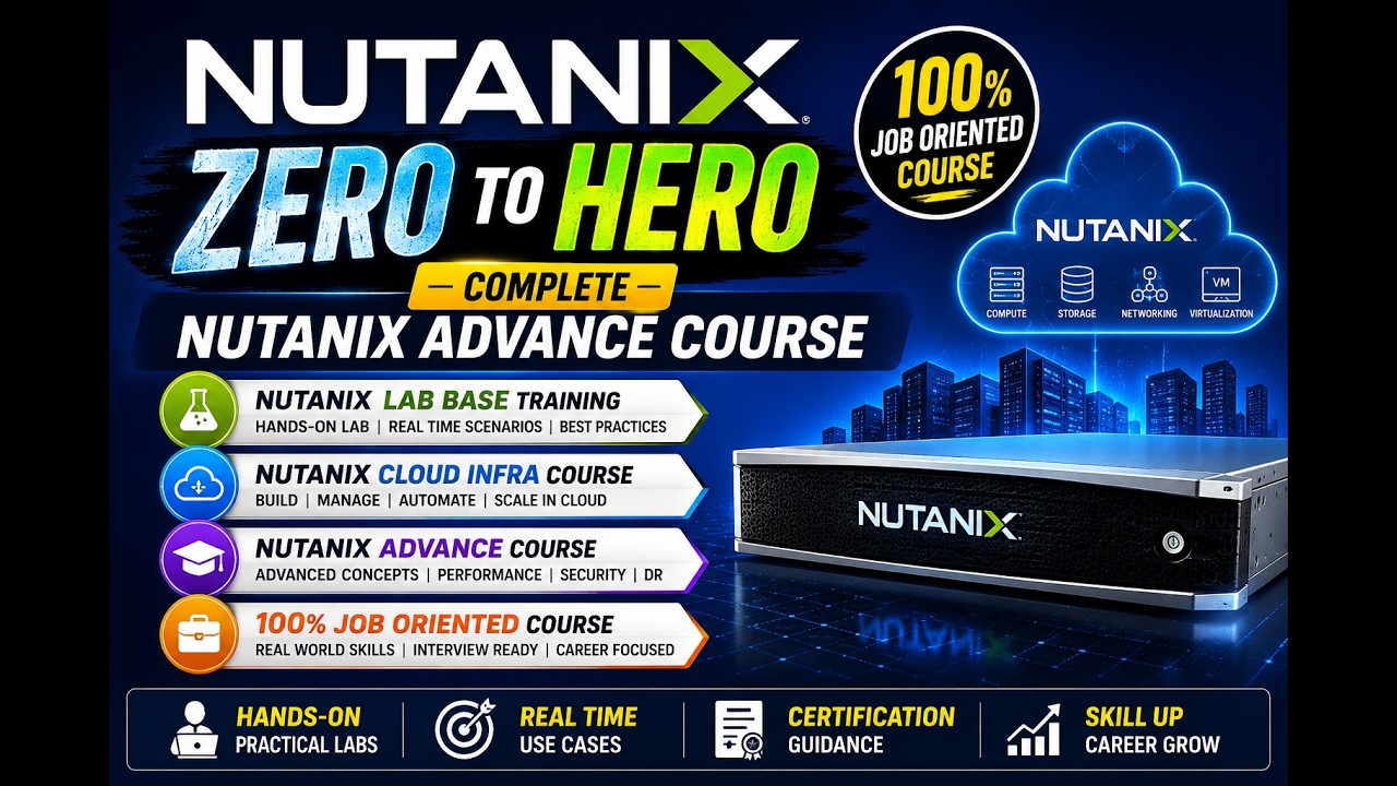 Nutanix: от нуля до профессионала | Изучение облачной инфраструктуры Nutanix