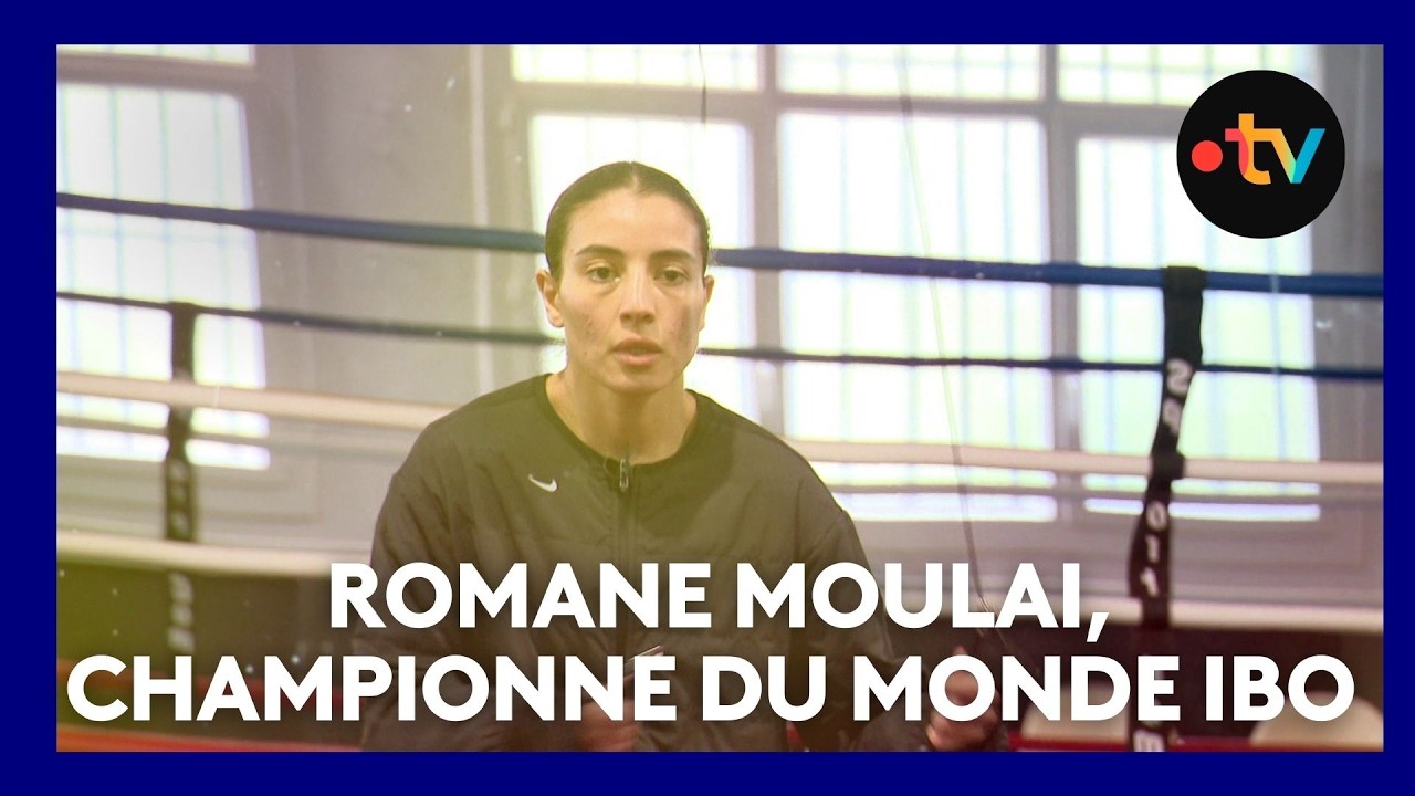 Romane Moulai, championne du monde de boxe IBO des poids mi-mouches